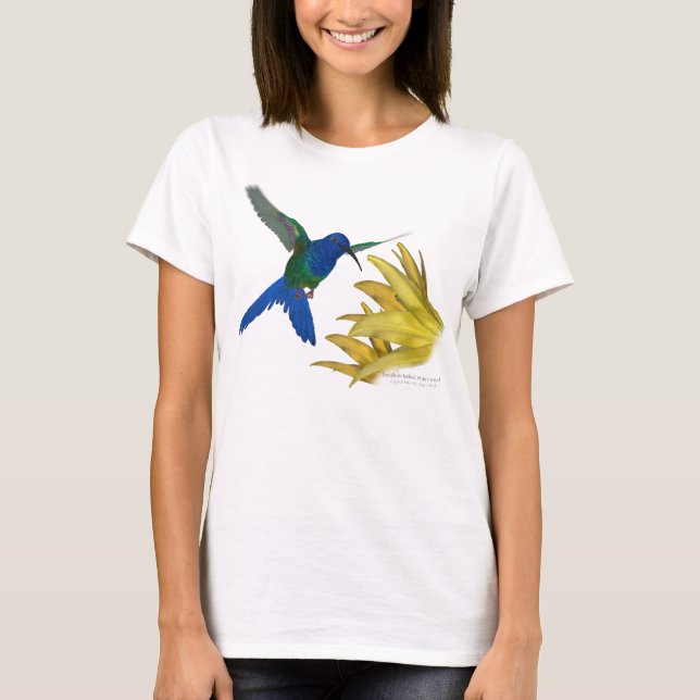 Camiseta colibri Andorinha-atado (Frente)