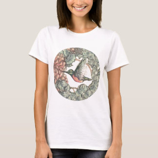 Camiseta Colibri & flores