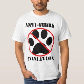 Camiseta coligação anti-furry