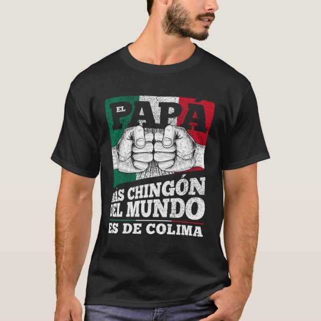 Camiseta Colima Mexico Dia del papá (Frente)