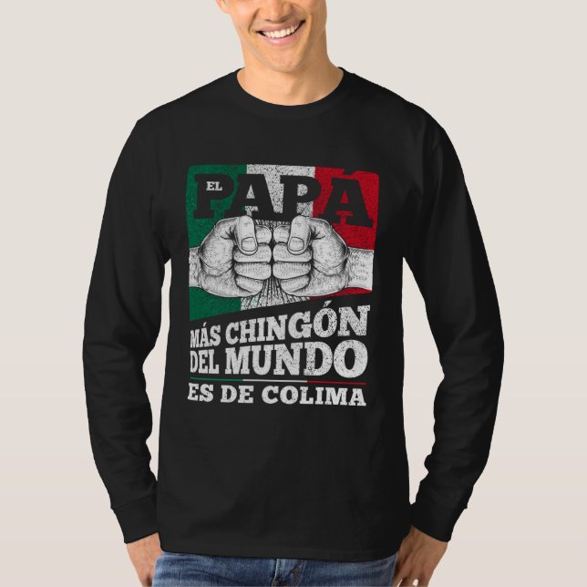 Camiseta Colima Mexico Dia del papá (Frente)