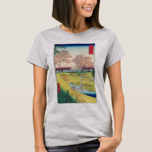 Camiseta Colina do Crepúsculo em Meguro Hiroshige