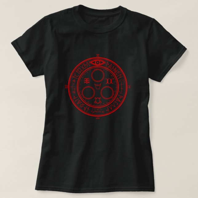 Camiseta Colina Silenciosa - Emblema (O Halo do Sol) (Frente do Design)