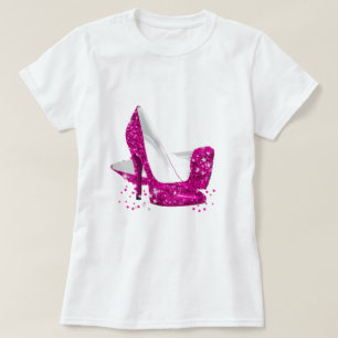 Camiseta Colinas altas cor-de-rosa