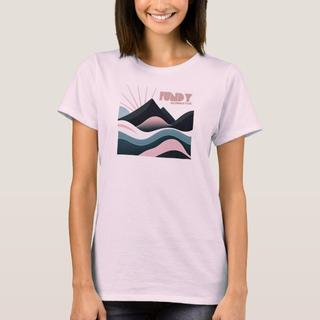 Camiseta Colinas Coloridas do Fundy National Park (Frente)