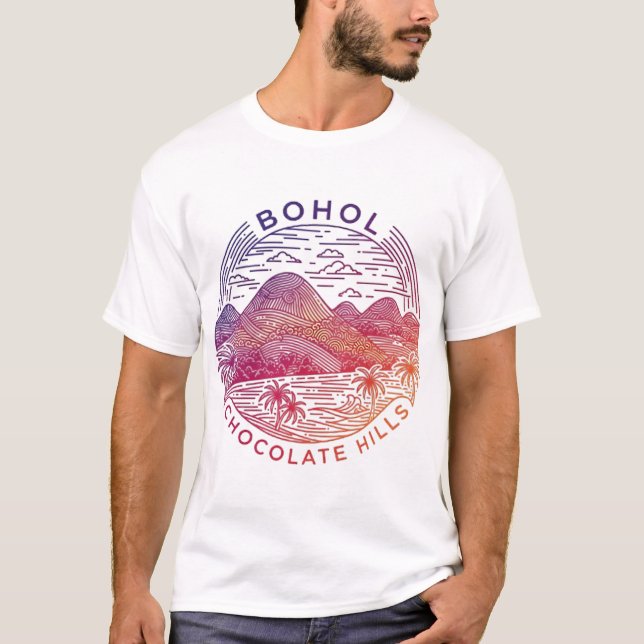 Camiseta Colinas de Chocolate de Bohol (Frente)