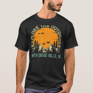 Camiseta Colinas Drusos do Norte Geórgia Explorar ao ar liv