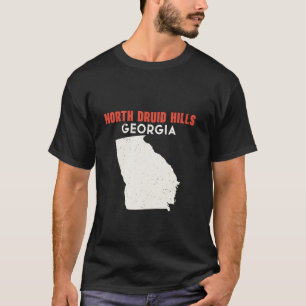 Camiseta Colinas Norte Druidas Geórgia Estados Unidos Viage