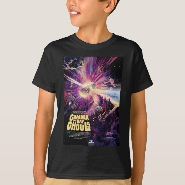 Camiseta Colisão Cósmica de Kilonova Ray Burst Pulsares Gam (Frente)