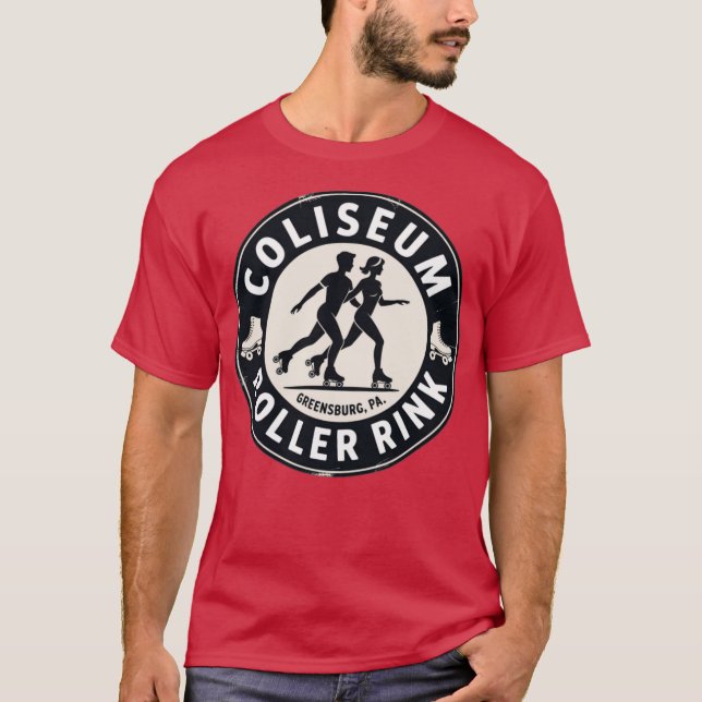 Camiseta Coliseum Roller Rink - Greensburg, PA (Frente)