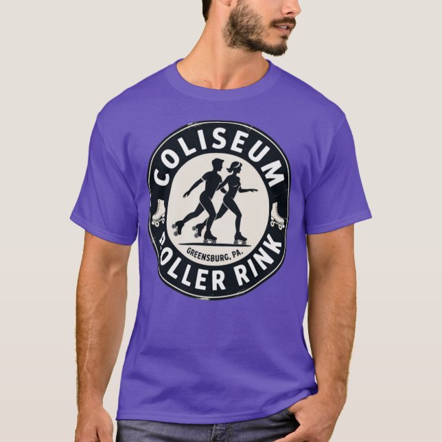 Camiseta Coliseum Roller Rink - Greensburg, PA (Frente)