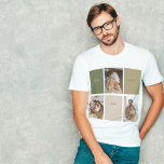 Camiseta Collage Photo Modern Best Pai Alguma Vez Gift<br><div class="desc">O melhor Pai de sempre para o Collage Photo Modern é uma forma perfeita de mostrar sua apreciação pelo seu pai. Este presente consiste em uma colagem de fotos de estilo moderno, que inclui múltiplas fotos de você e seu pai, destacando os momentos especiais e as memórias que você compartilhou...</div>