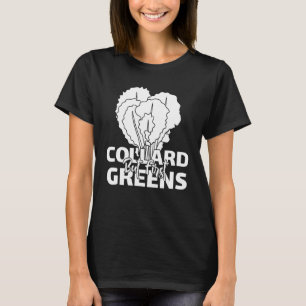 Camiseta Collard Greens Recebe Plantas Vogáveis