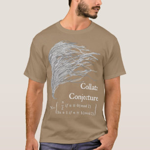 Camiseta Collatz Conjetura 3n1 Física matemática Design pre