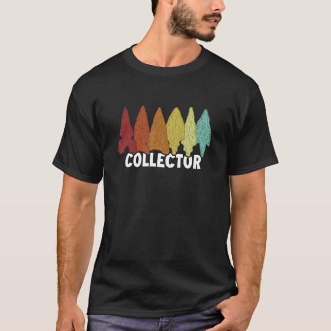 Camiseta Collector Rocks Flint Artifact Hunter Arrowhead Co (Frente)