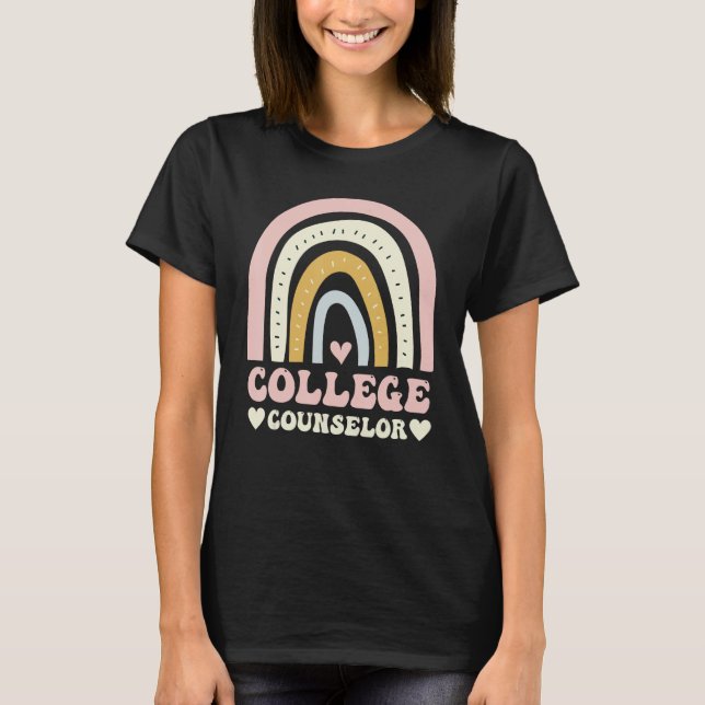 Camiseta College counselor appreciation high school counsel (Frente)