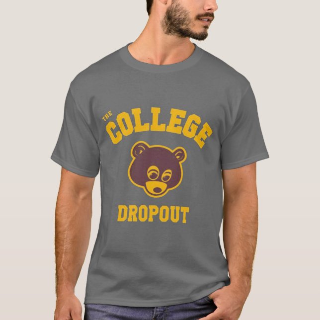 Camiseta college dropout Premium funny (Frente)