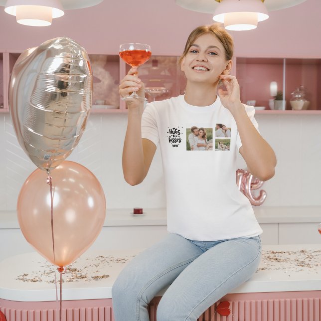 Camiseta Collher Fotografia Do Casal E Abraços E Beijos (Criador carregado)