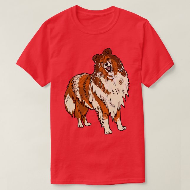 Camiseta Collie (Frente do Design)