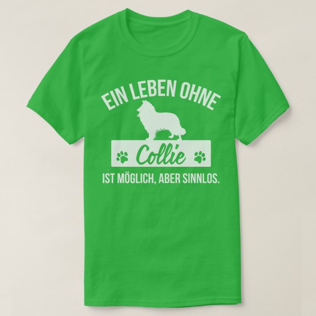 Camiseta Collie (Frente do Design)