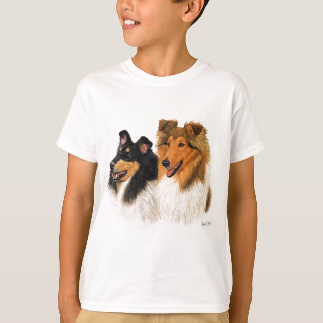 Camiseta Collie áspero (Frente)