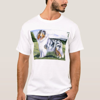 Camiseta Collie azul de Merle