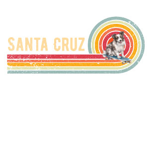 Camiseta Collie da Borda do Skateboard Cruz de Papais noeis