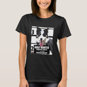 Camiseta Collie de Borda Mais Desejada - Cão Cachorro Cacho