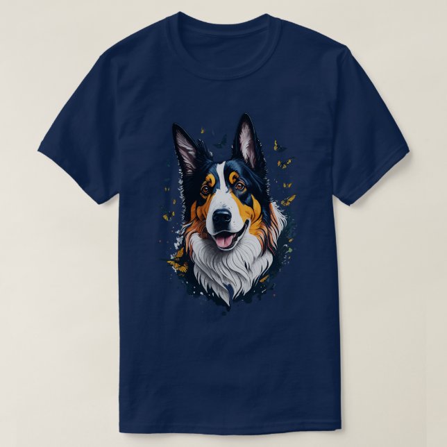 Camiseta Collie dog (Frente do Design)