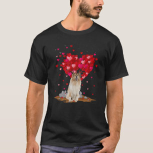 Camiseta Collie Dog Collie Lover Heart Shape Rough Collie V