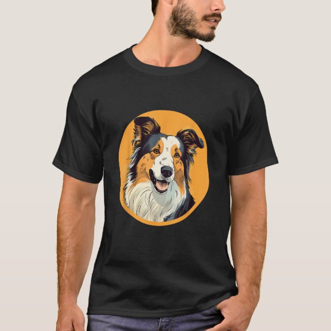 Camiseta Collie Dog Cute Dog Breed (Frente)