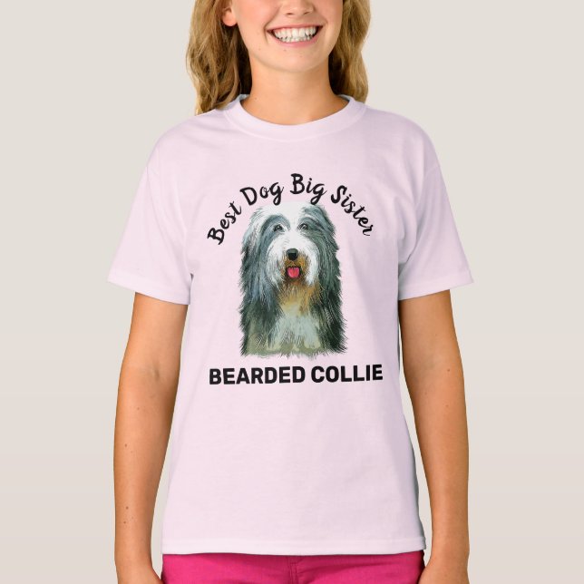 Camiseta Collie é a melhor irmã do cachorro (Frente)