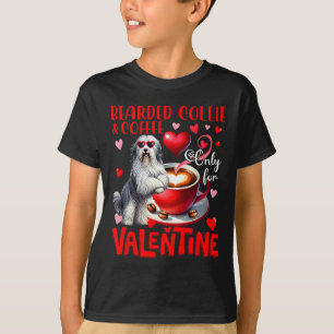 Camiseta Collie E Café Com Carborras Apenas Para Piada De N