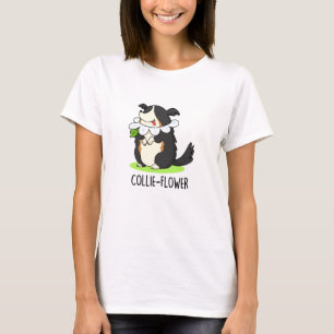 Camiseta Collie-flower Funny Border Collie Dog Pun