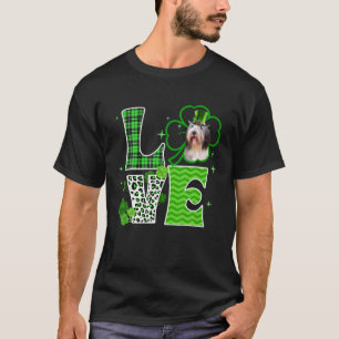 Camiseta Collie Shamrock Lucky Clover Irish Rua Patch