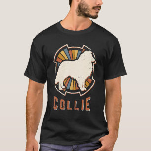 Camiseta Collie Vintage Clássica Retro Dog Love