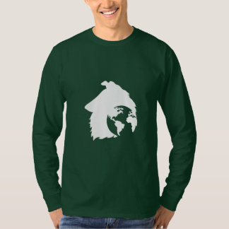 Camiseta ColliesWithoutBorders logotipo branco