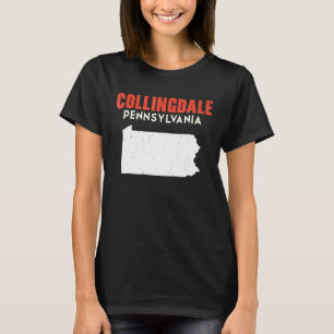 Camiseta Collingdale Pennsylvania EUA State America Viagem