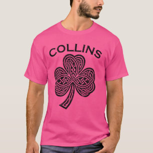 Camiseta Collins Family Sobrenome Irlanda Celta