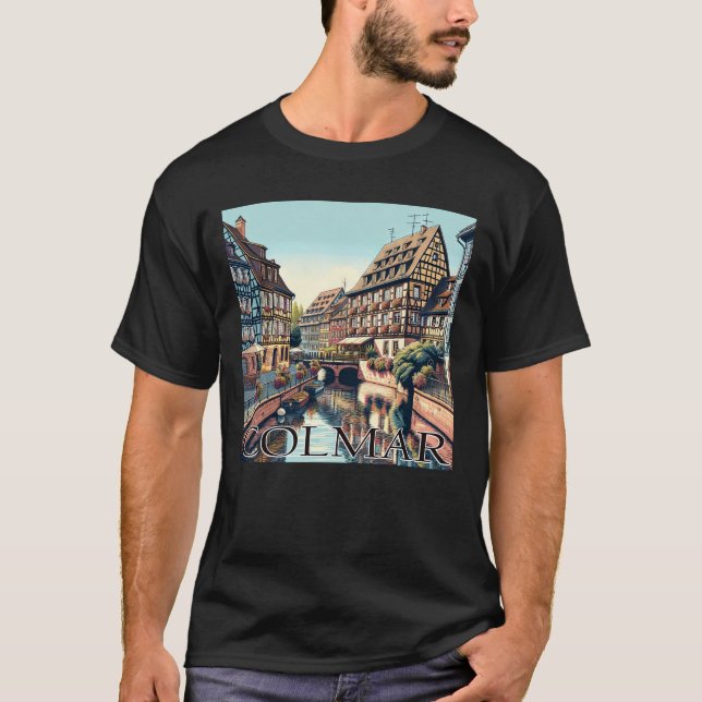 Camiseta Colmar França Half-Timbered Charm (Frente)