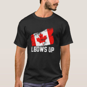 Camiseta Coloca cotovelos Engraçados Mapeamentos Canadianos