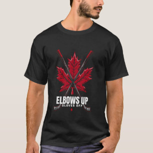 Camiseta Coloca o Canadá no verdadeiro norte forte e livre