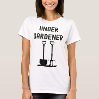 Camiseta Colocação de cabeça de jardineiro sob jardinagem d