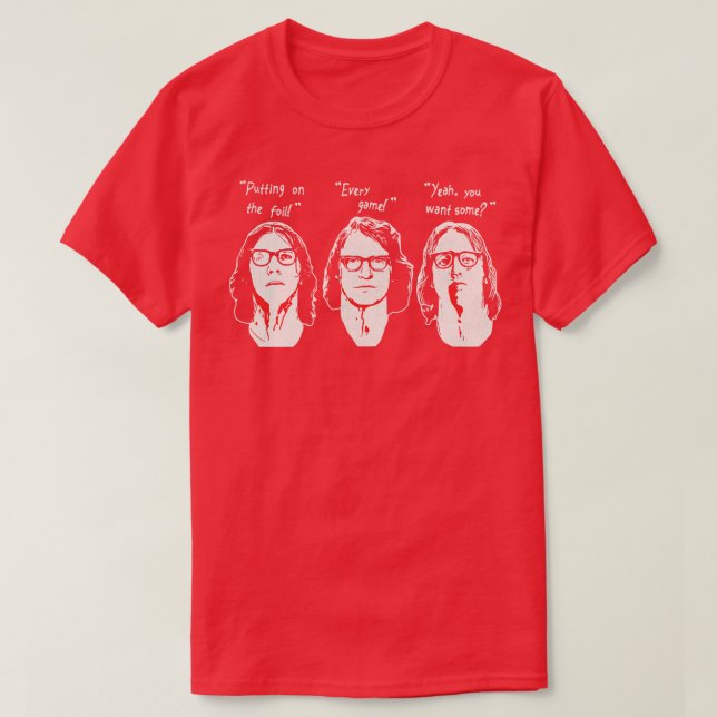 Camiseta Colocando no Foil Hanson Brothers Slap Shot Quot (Frente do Design)
