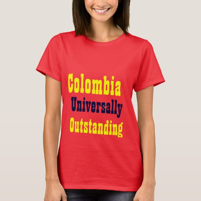 Camiseta Colômbia (Frente)