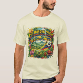 Camiseta Colombia 2026 Futebol Ritmo Jogo de Futeb