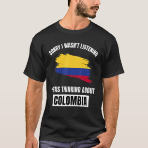 Camiseta Colômbia Ame, desculpe não ter ouvido falar sobre