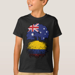 Camiseta Colômbia - Austrália - Raízes de Árvore Colombiana