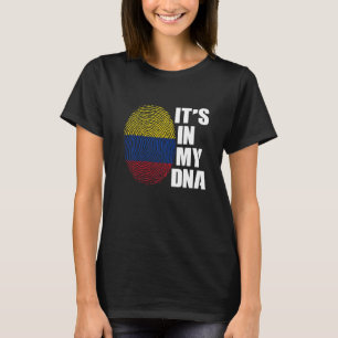 Camiseta Colômbia bandeira colombiana ancestral dos pais co