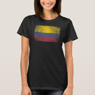 Camiseta Colômbia: Bandeira do Orgulho Nacional da Colômbia